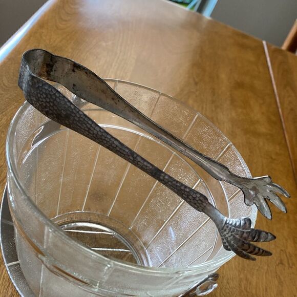 Vintage  glass ice bucket - Picture 3 of 6